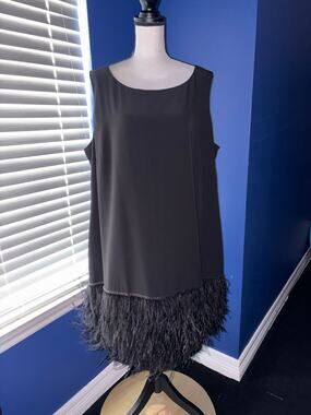 Tahari Arthur S. Levine Black Sleeveless Dress – Size 20W – EUC